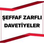 Şeffaf Zarflı Davetiyeler Şeffaf Zarflı Davetiyeler